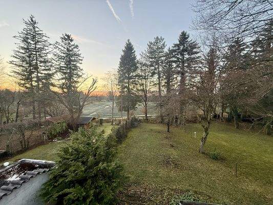 Abendstimmung vom Balkon aus