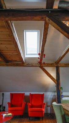 Gruppenhaus DG Wohnzimmer.