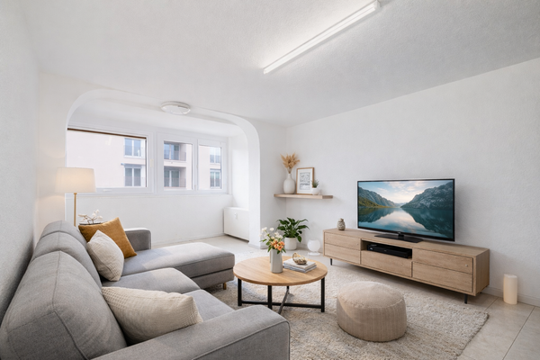 Wohnzimmer visualisiert