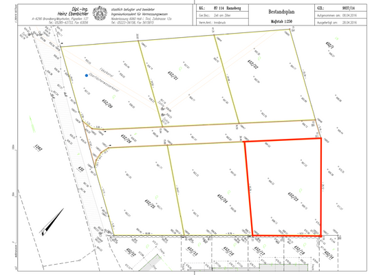 Gstk. Ramsau Höhenschichtplan Vermessungsbüro..p