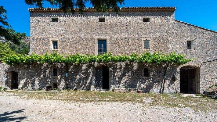 Escorca Mallorca rustikale Finca zum Verkauf Fassade BHHS-BAL-0176