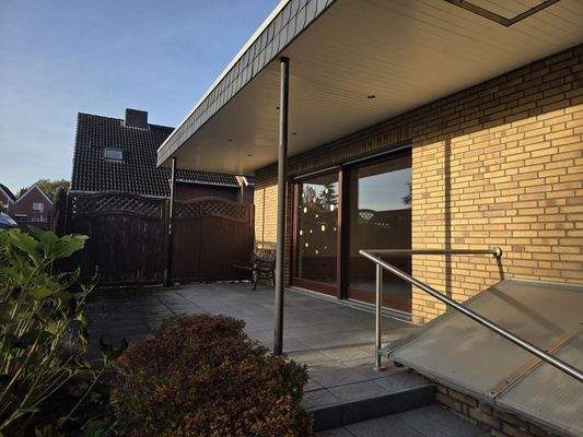 die sonnige Terrasse