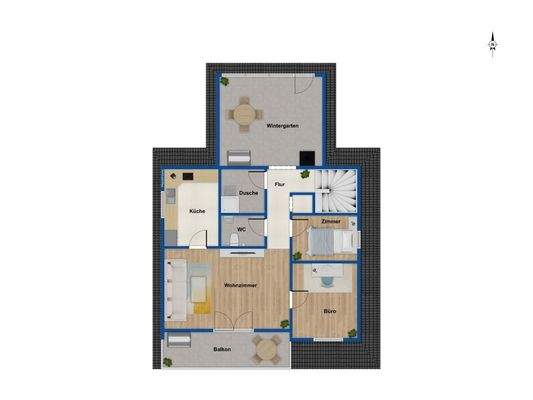 Grundriss - Erdgeschoss