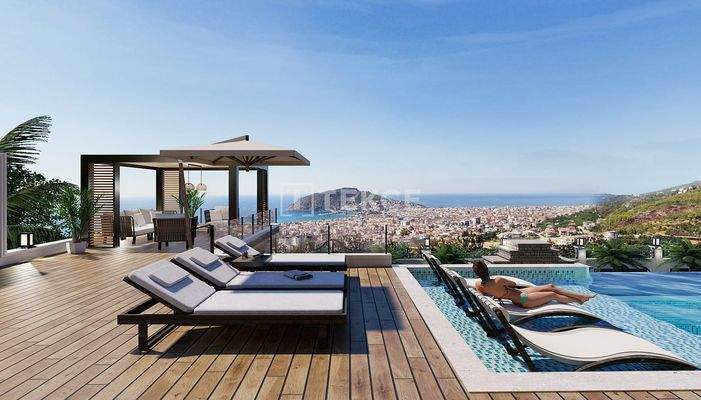 Apartments with Panoramic Sea View in Alanya Cikcilli