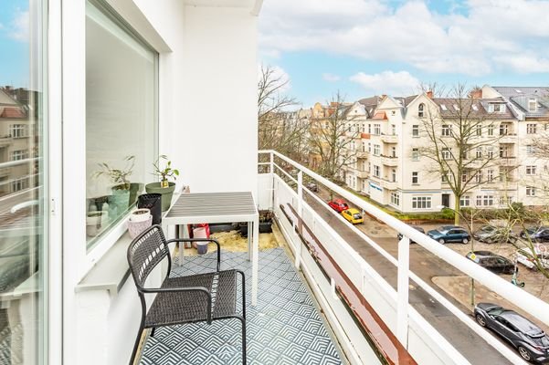 Balkon mit Südwest-Ausrichtung