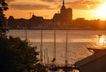 Ausblick auf Stralsund-Abendsonne