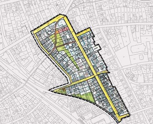 Rot: Grundstück Flur 474