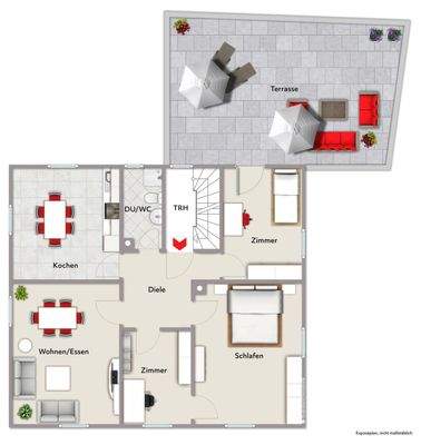 Grundriss Obergeschoss