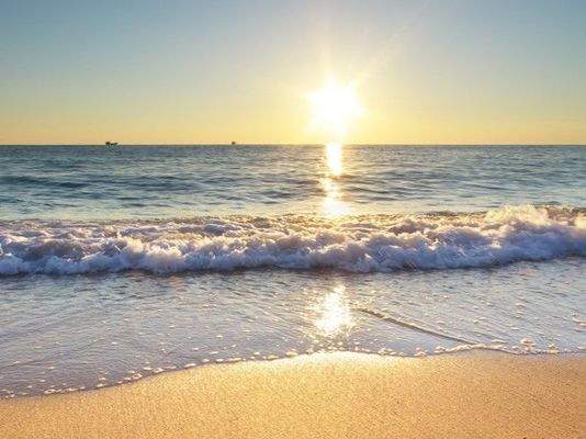 Sonnenuntergang am Meer