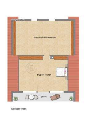 Grundriss Dachgeschoss