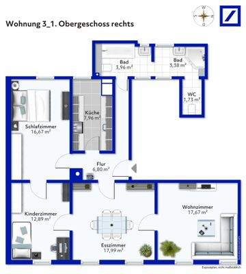 Grundriss Grafik_Wohnung 3