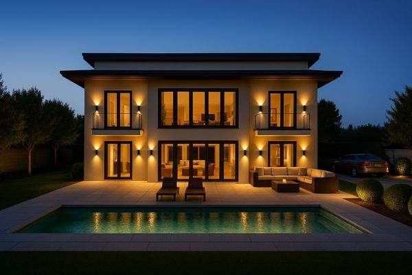 Ansicht Hinten Nacht