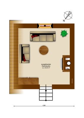 Dachgeschoss Grundriss