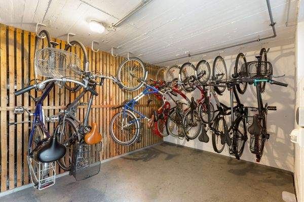 Bereich für Fahrräder