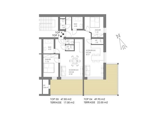 Wohnungsplan TOP 4