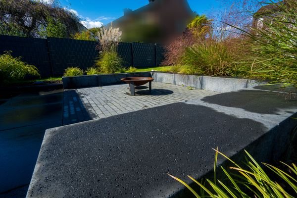Terrasse Feuerstelle
