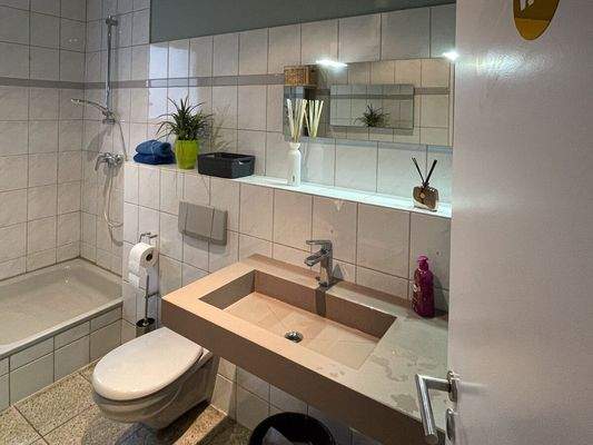 Zeitgemäßes Gästebad