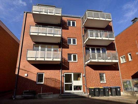 Rückansicht des Hauses