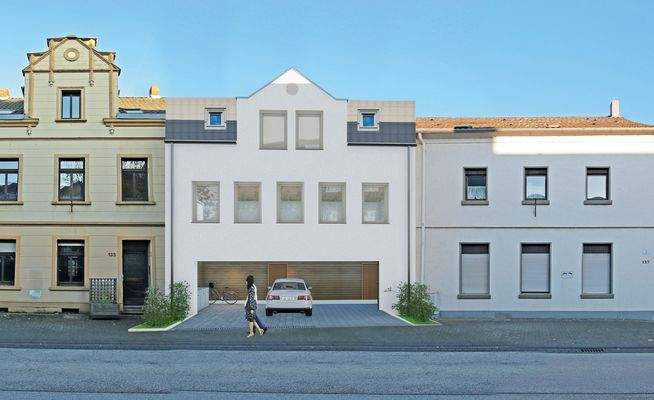 Visualisierung Ansicht Straße