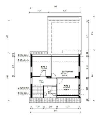 Zeichnung Dachgeschoss
