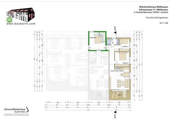 Grundriss Wohnung 3.3