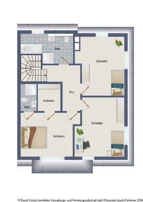 Grundriss Obergeschoss