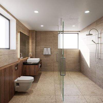 Bad mit ebenerdiger Dusche_Visualisierung