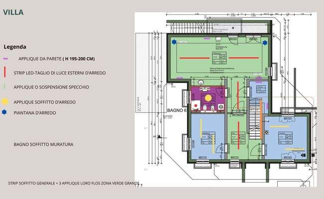 Beispiel Lichtplanung Untergeschoss