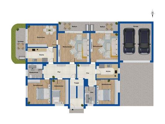 Grundriss - Erdgeschoss