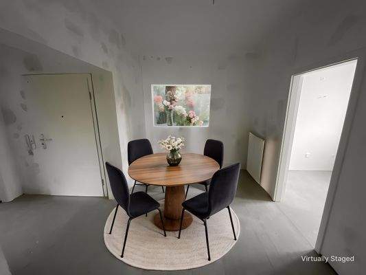 Essbereich Mustereinrichtung