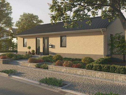 Bungalow-100-Ansicht Eingang