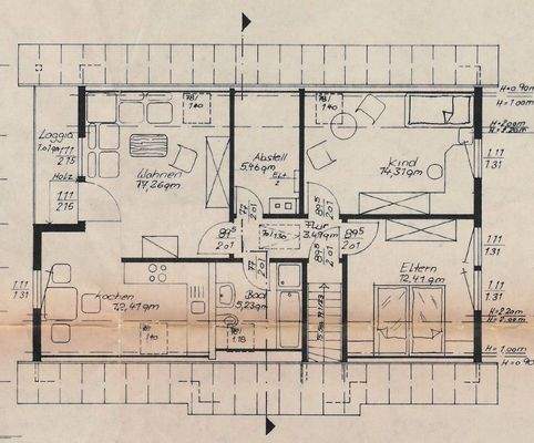 Grundriss Obergeschoss