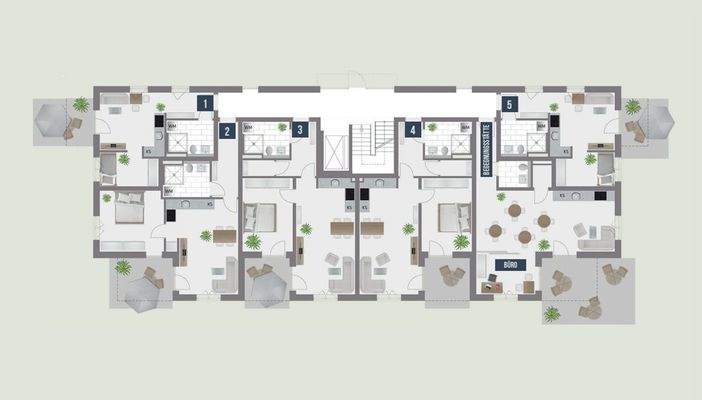 Übersichtsplan Erdgeschoss