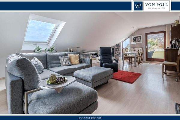 Helle 4-Zimmer Dachgeschoßwohnung in Marxheim mit drei Balkonen