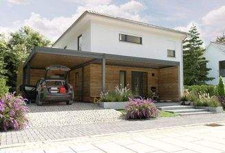 Eingangsbereich mit Carport Erweiterung