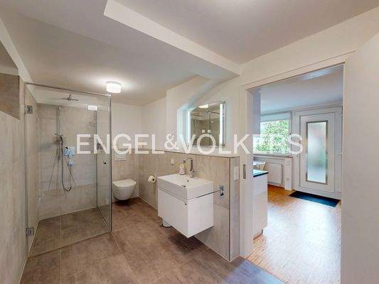 Das Duschbad in der Einliegerwohnung