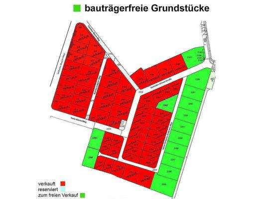 Grundstücksplan
