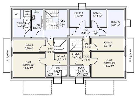 Grundriss KG Erlingen 