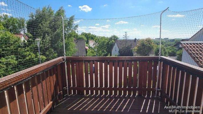 Toller Ausblick vom Balkon