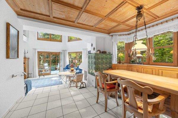 Blick zum Wohnbereich