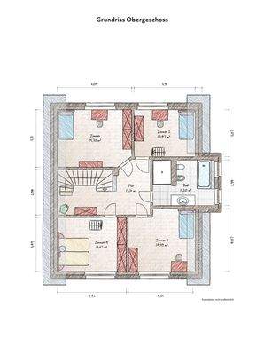 Grundriss Obergeschoss