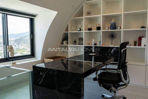 Marina and Sea View House in Bodrum with Pool