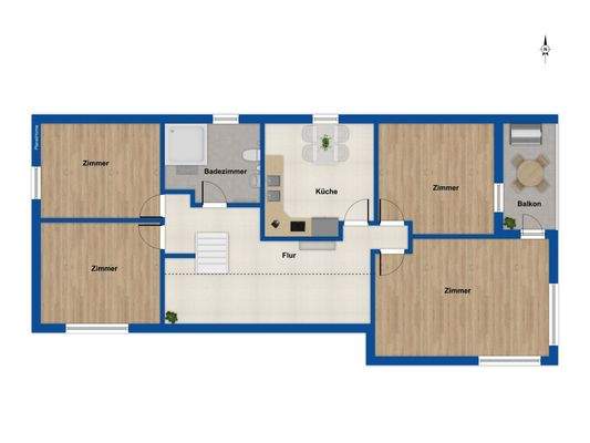 Grundriss Wohnung Dachgeschoss