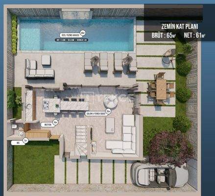 5-Bedroom Villa with Rich Features in Fethiye Muğla