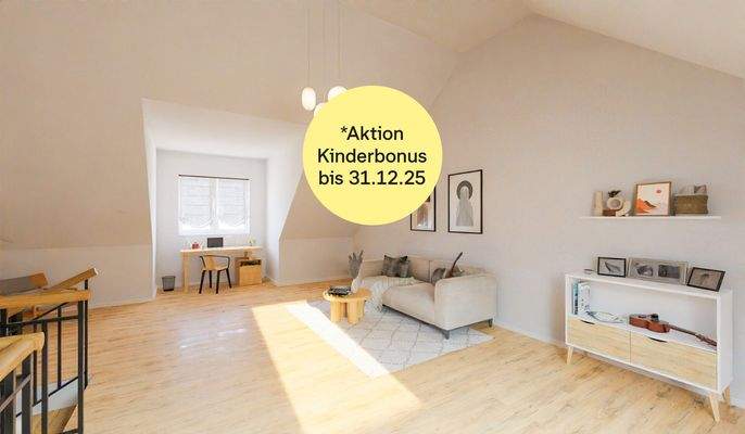 Ausgebautes Dachstudio