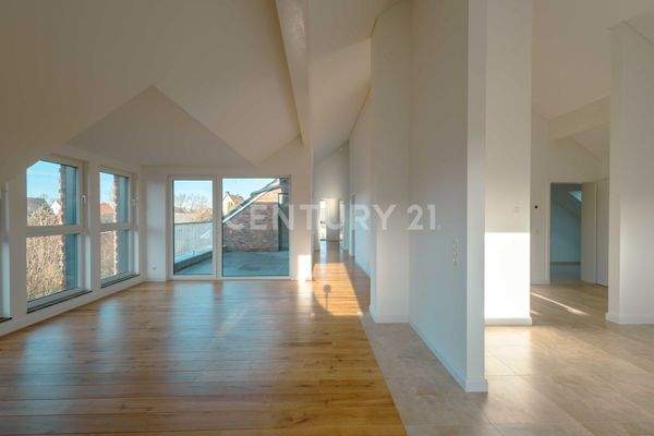 Wohnzimmer + Dachterrasse