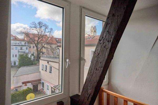 Blick auf die Stadtsilhouette