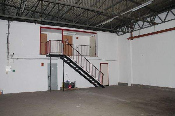 Treppe zu den Sozialräumen