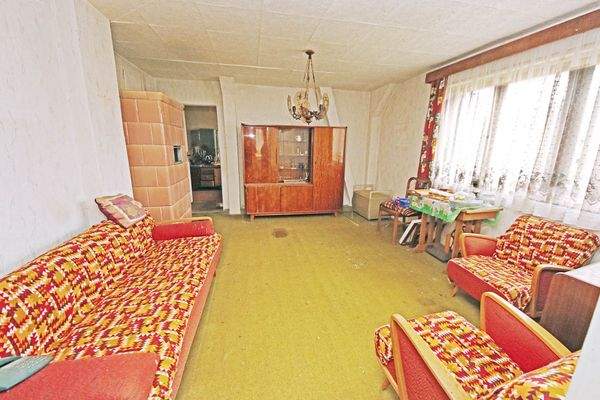 Wohnzimmer im OG (Einliegerwohnung im Klinkerbau)