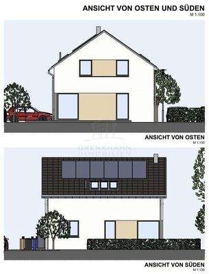 Ansicht von Osten und Süden